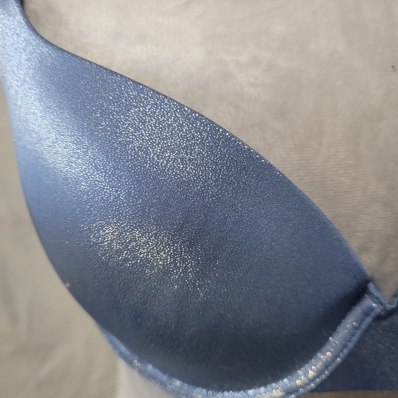 Victoria's Secret blue sparkle demi bra with fully adjustable straps 36C - Picture 4 of 4